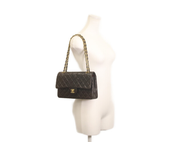 CHANEL シャネル ショルダーバッグ ブラック/ゴールド金具 レディース_14