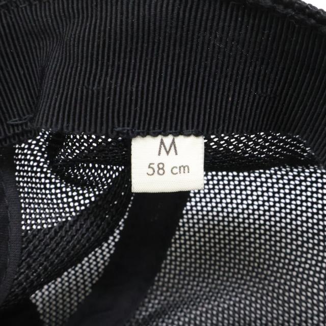 GUCCI グッチ 帽子 M 58cm ブラック メンズ_8