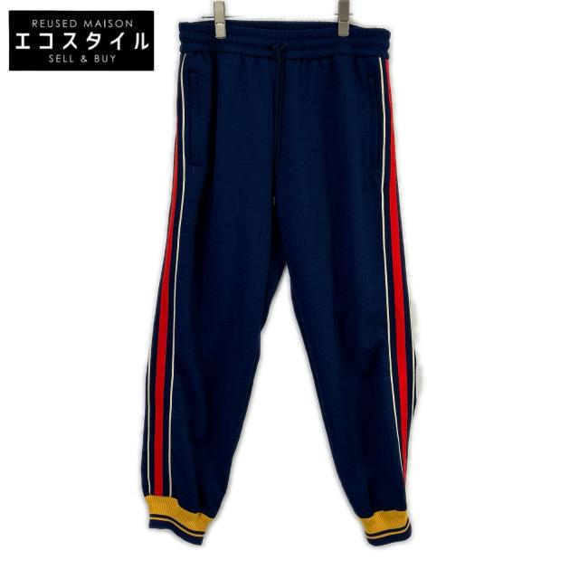 GUCCI グッチ ボトムス M ネイビー メンズ