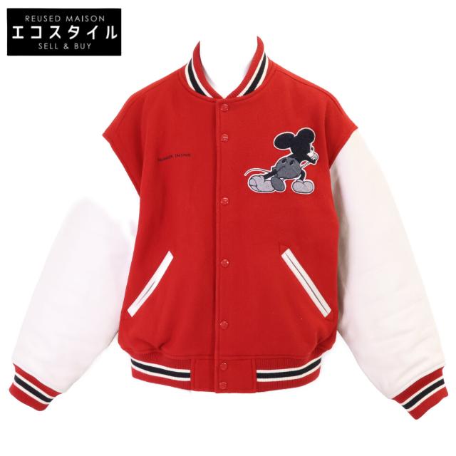 Supreme シュプリーム ジャケット L レッド/アイボリー メンズ
