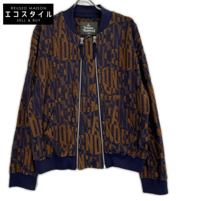 VIVIENNE WESTWOOD MAN ヴィヴィアンウエストウッドマン トップス 46 パープル×ブラウン メンズ