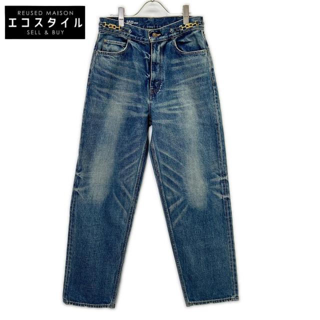 CELINE セリーヌ ボトムス ブルー レディース