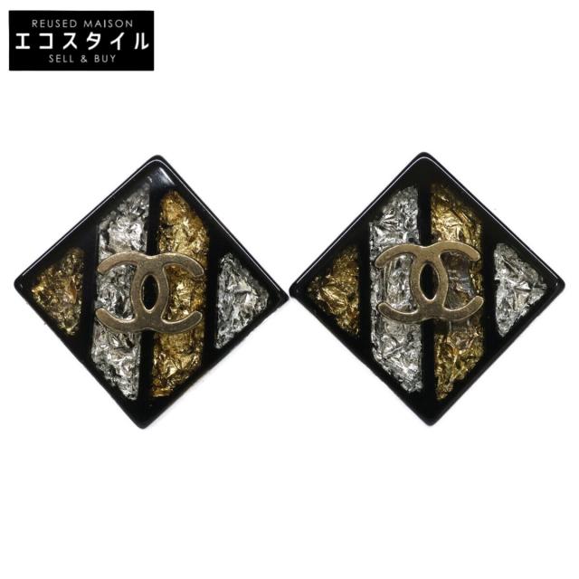CHANEL シャネル ピアス ブラック レディース