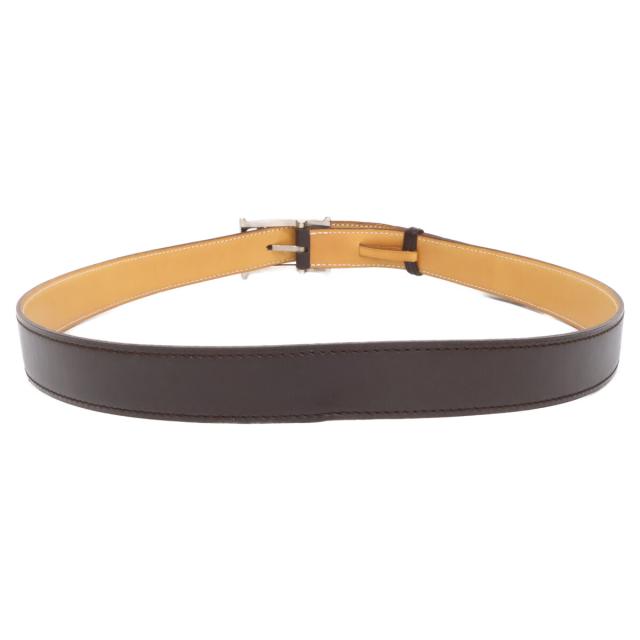HERMES エルメス ベルト 90 ダークブラウン メンズ_3