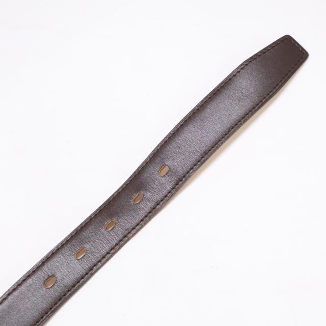 HERMES エルメス ベルト 90 ダークブラウン メンズ_6