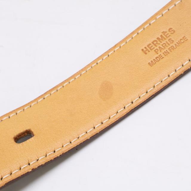 HERMES エルメス ベルト 90 ダークブラウン メンズ_9