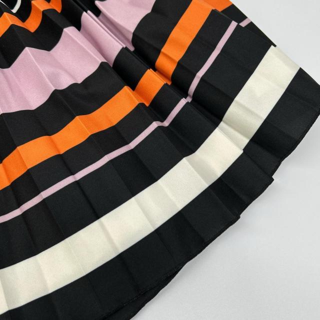 VALENTINO ヴァレンティノ スカート S ブラック×ピンク レディース_9