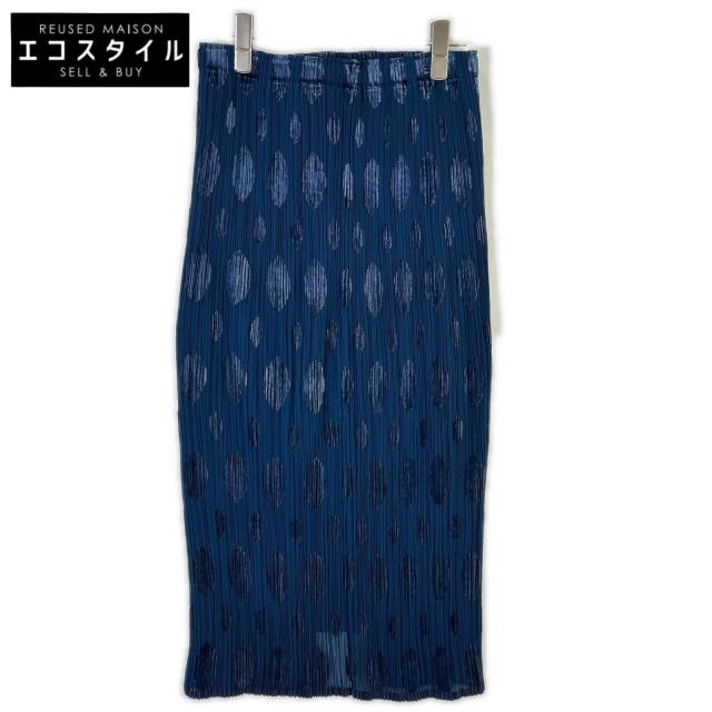 ISSEY MIYAKE FETE イッセイミヤケフェット スカート 01 ブルー レディース
