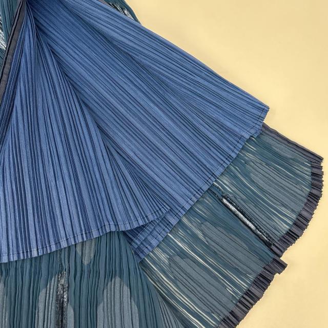 ISSEY MIYAKE FETE イッセイミヤケフェット スカート 01 ブルー レディース_9
