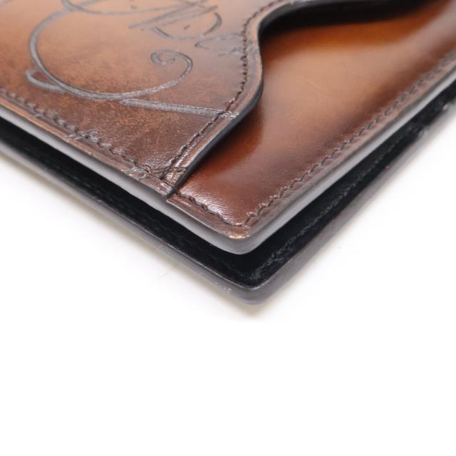 berluti ベルルッティ 二つ折り財布（小銭入れなし） cacao メンズ_10