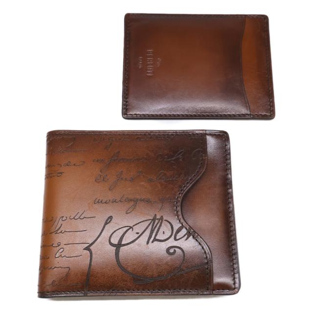 berluti ベルルッティ 二つ折り財布（小銭入れなし） cacao メンズ_2