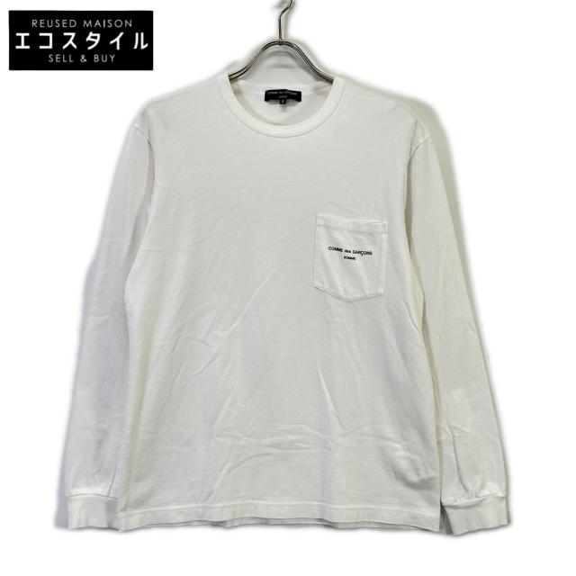COMMEdesGARCONS HOMME コムデギャルソンオム トップス S ホワイト メンズ