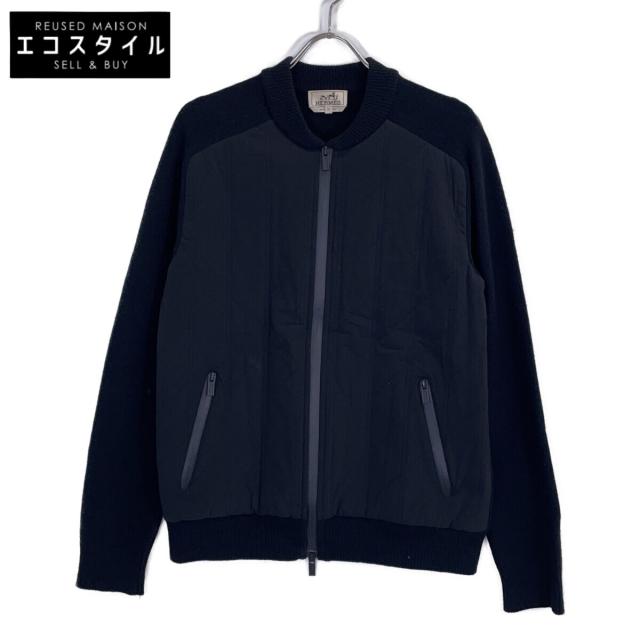 HERMES エルメス ジャケット M ブラック メンズ