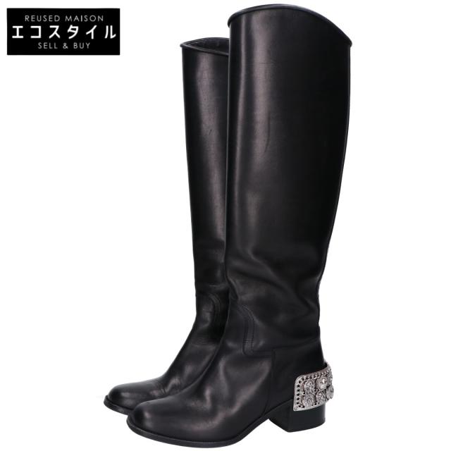 CHANEL シャネル シューズ 38.5 ブラック レディース