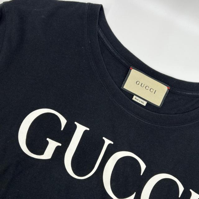 GUCCI グッチ トップス M ブラック メンズ_7