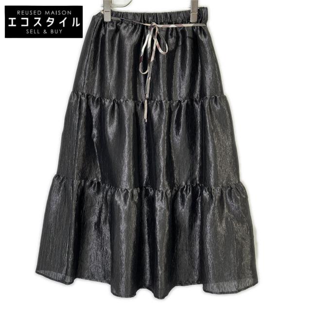 BLUE LABEL CRESTBRIDGE ブルーレーベルクレストブリッジ スカート 36 グレー レディース