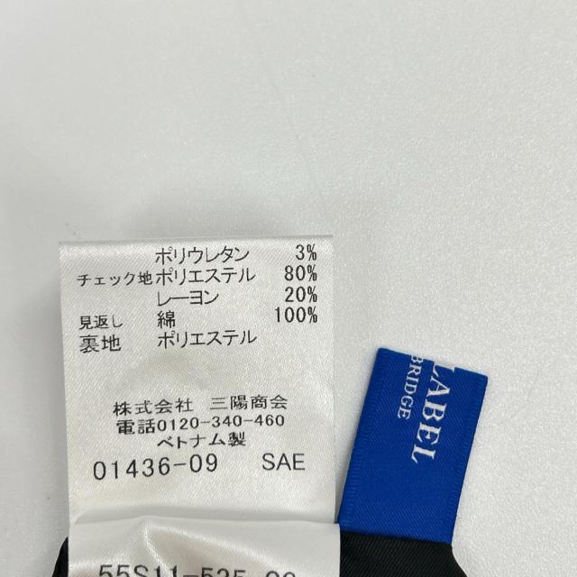 BLUE LABEL CRESTBRIDGE ブルーレーベルクレストブリッジ スカート 36 ブラック レディース_4
