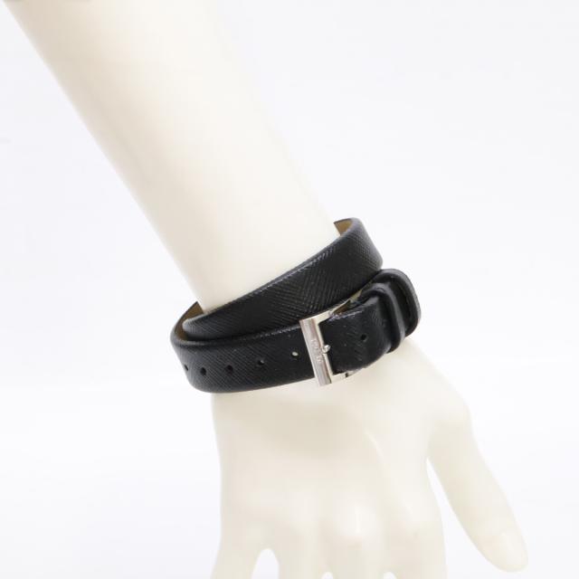 PRADA プラダ ブレスレット ブラック メンズ_9
