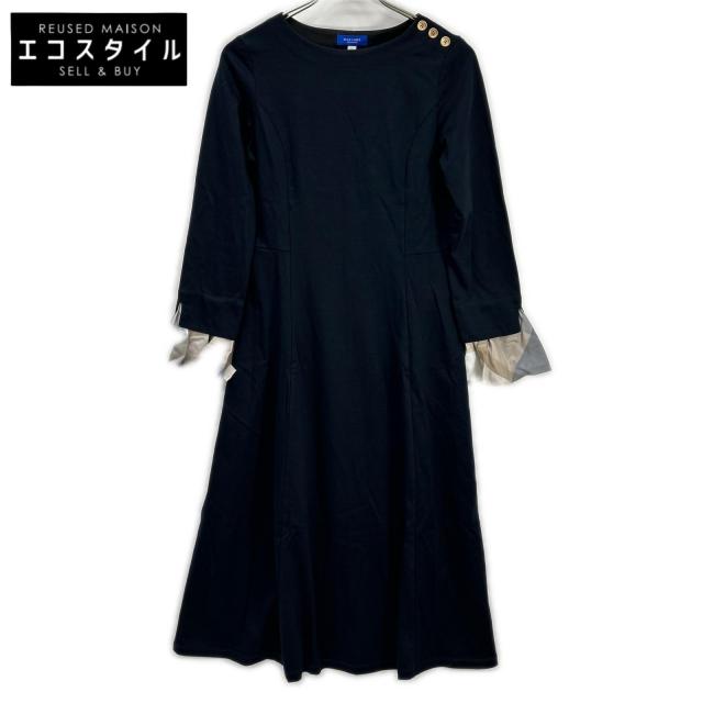 BLUE LABEL CRESTBRIDGE ブルーレーベルクレストブリッジ ワンピース 36 ネイビー レディース