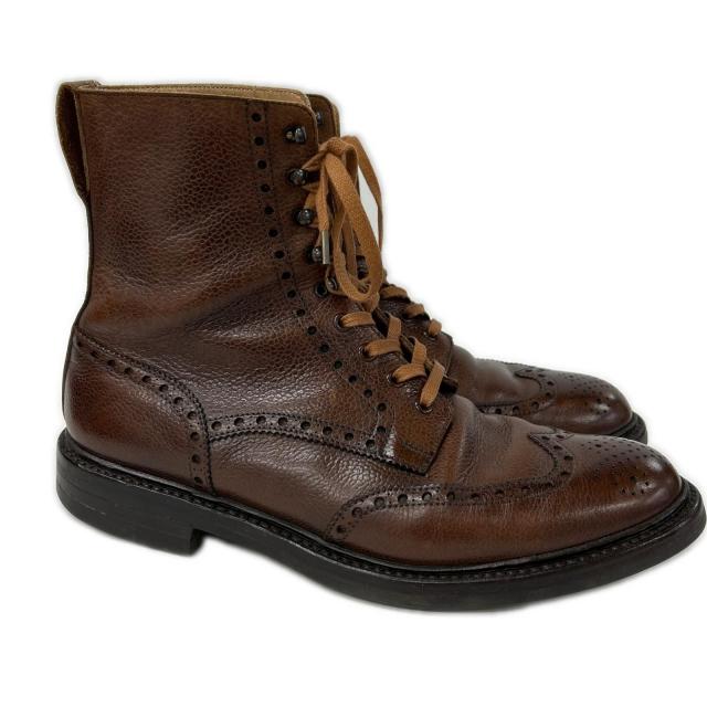 Crockett&Jones クロケット＆ジョーンズ シューズ 8 1/2 ブラウン メンズ_4
