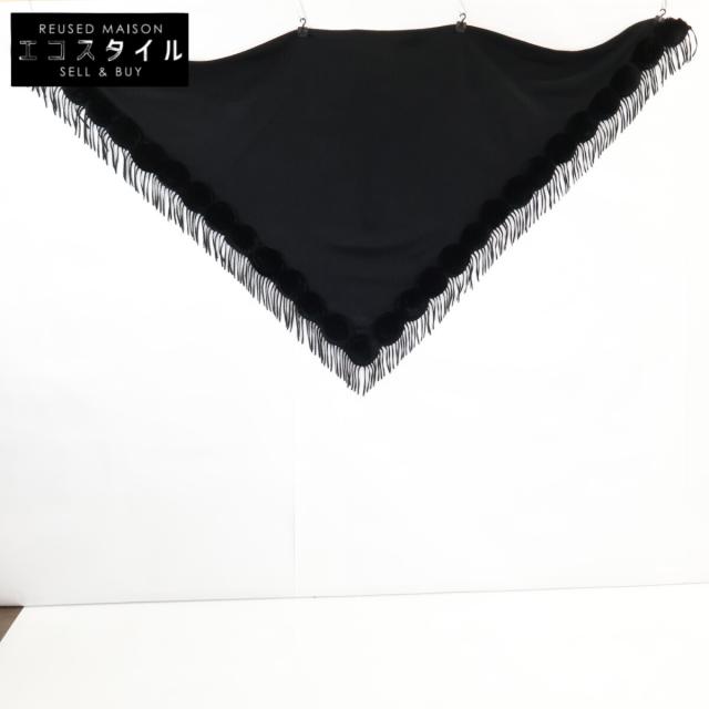 FENDI フェンディ ストール ブラック レディース