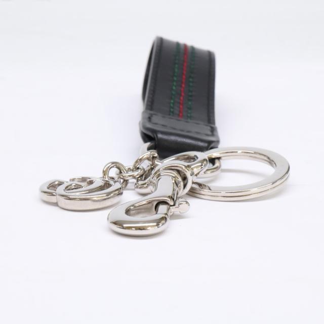 GUCCI グッチ キーホルダー ブラック メンズ_3