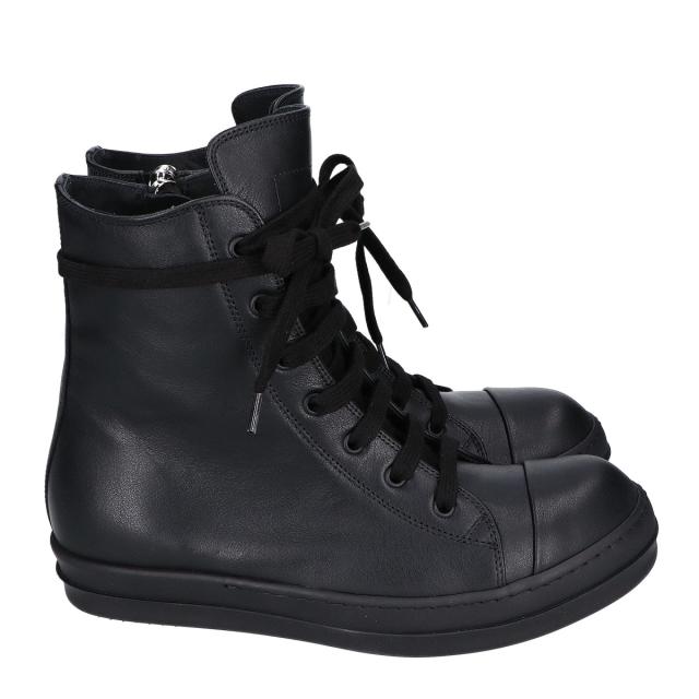 Rick Owens リックオウエンス シューズ 40 1/2 ブラック メンズ_4