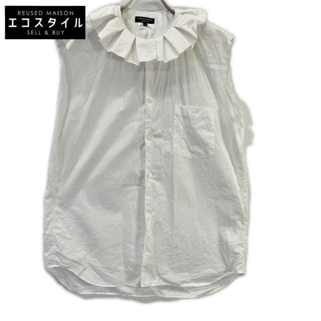 COMMEdesGARCONS HOMME PLUS コムデギャルソンオムプリュス トップス L ホワイト メンズ