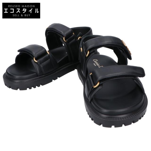 DIOR ディオール シューズ 37 ブラック/GD金具 レディース