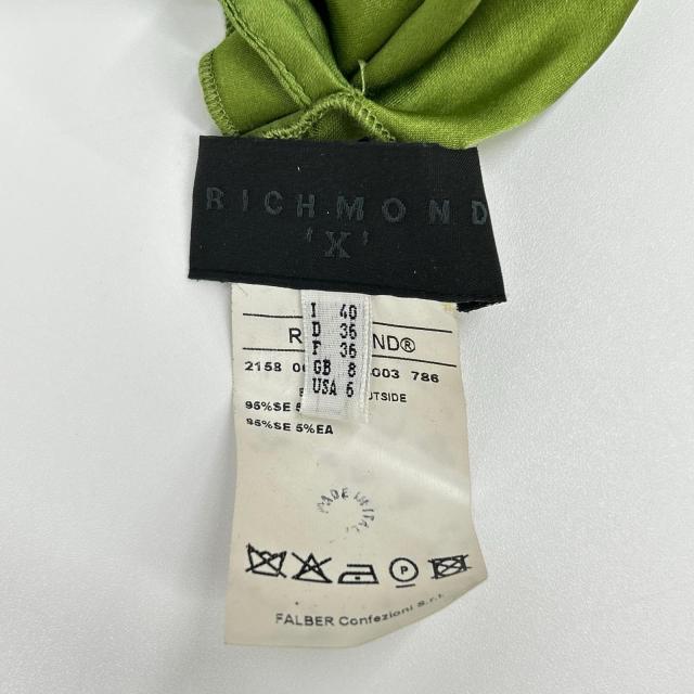 RICHMOND リッチモンド ワンピース 40 グリーン レディース_3