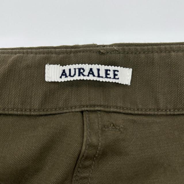 AURALEE オーラリー ボトムス 4 カーキ メンズ_4