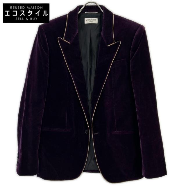 SAINT LAURENT PARIS サンローランパリ ジャケット 48 パープル メンズ