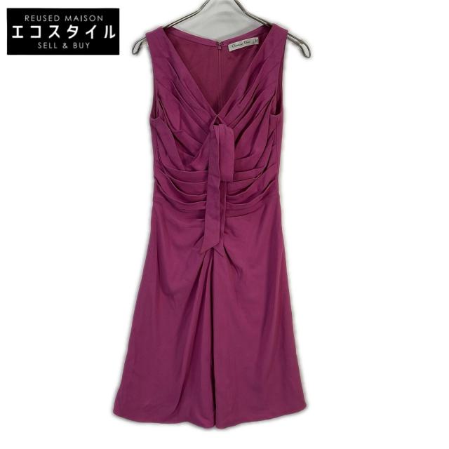 Christian Dior クリスチャンディオール ワンピース 36 ピンク レディース 30,674円