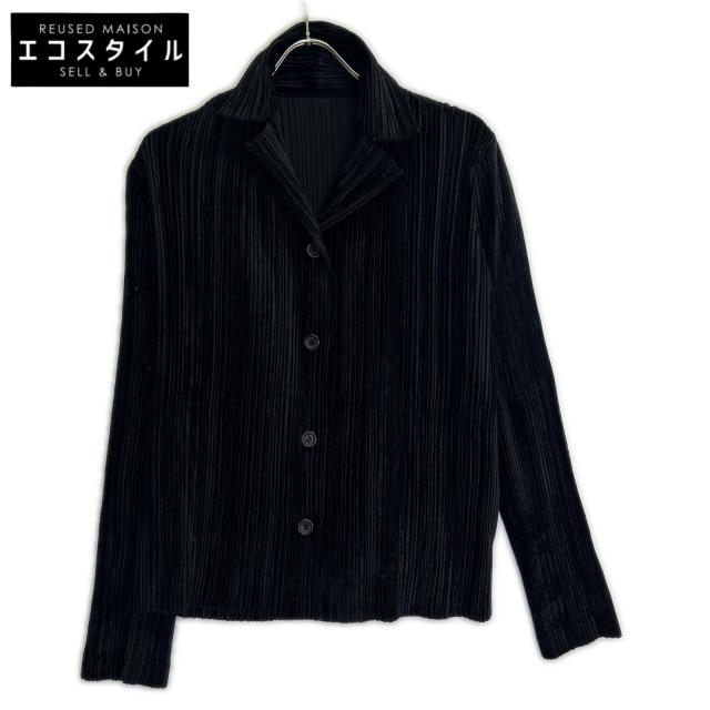 ISSEY MIYAKE イッセイミヤケ ジャケット 3 ブラック レディース