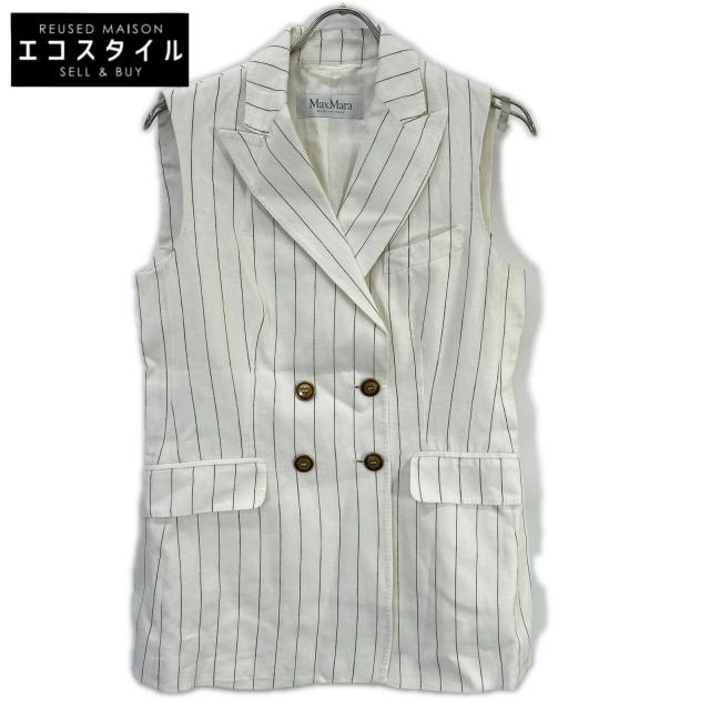 Max Mara マックスマーラ ジャケット 44 ホワイト レディース