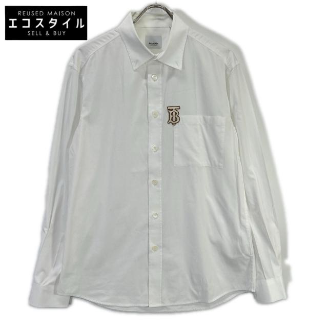 BURBERRY バーバリー トップス M ホワイト メンズ