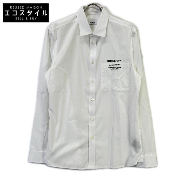 BURBERRY バーバリー トップス M ホワイト メンズ