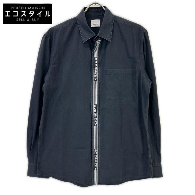 BURBERRY バーバリー トップス M ブラック メンズ