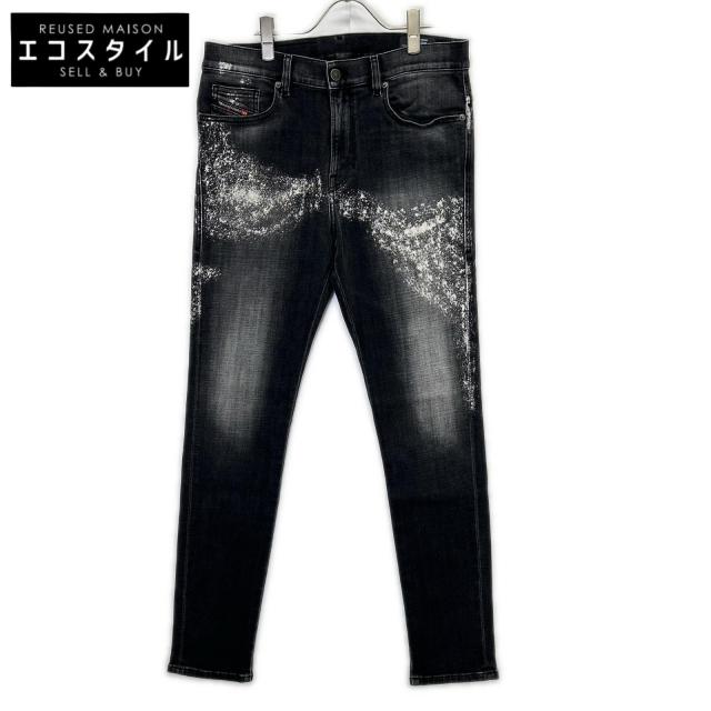DIESEL ディーゼル ボトムス W32-L30 ブラック メンズ