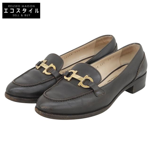 SalvatoreFerragamoSPORT フェラガモスポーツ シューズ 6 1/2E ブラウン レディース
