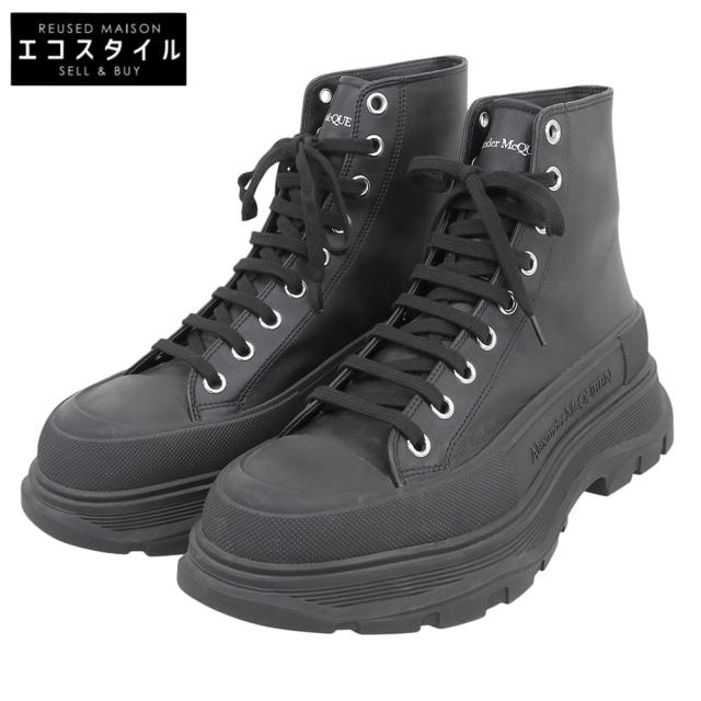 ALEXANDER McQUEEN アレキサンダーマックイーン シューズ 43 1/2D ブラック メンズ
