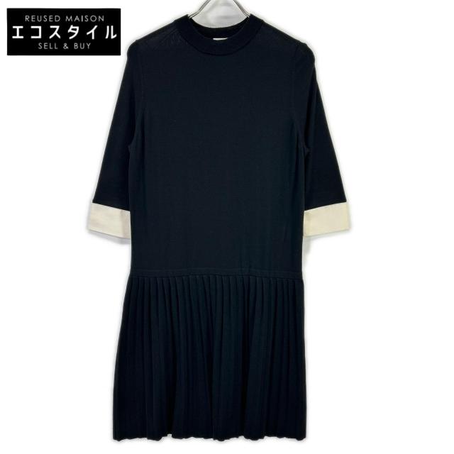 DRESSTERIOR ドレステリア ワンピース 38 ブラック×ホワイト レディース