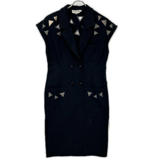 HANAE MORI ハナエモリ ワンピース 11A3 ブラック レディース_1