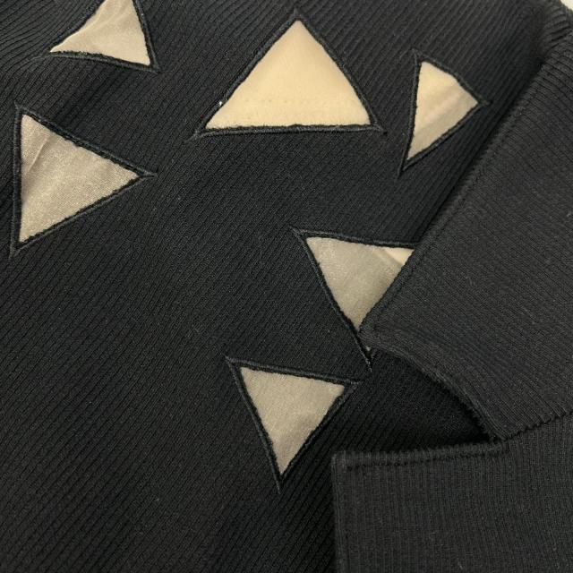 HANAE MORI ハナエモリ ワンピース 11A3 ブラック レディース_8