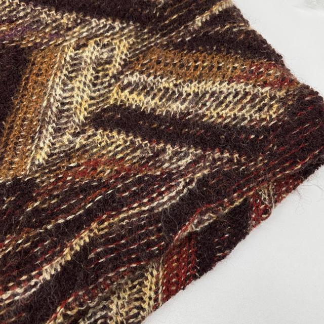MISSONI ミッソーニ コート オレンジ×ブラウン レディース MISSONI ミッソーニ コート オレンジ×ブラウン レディース