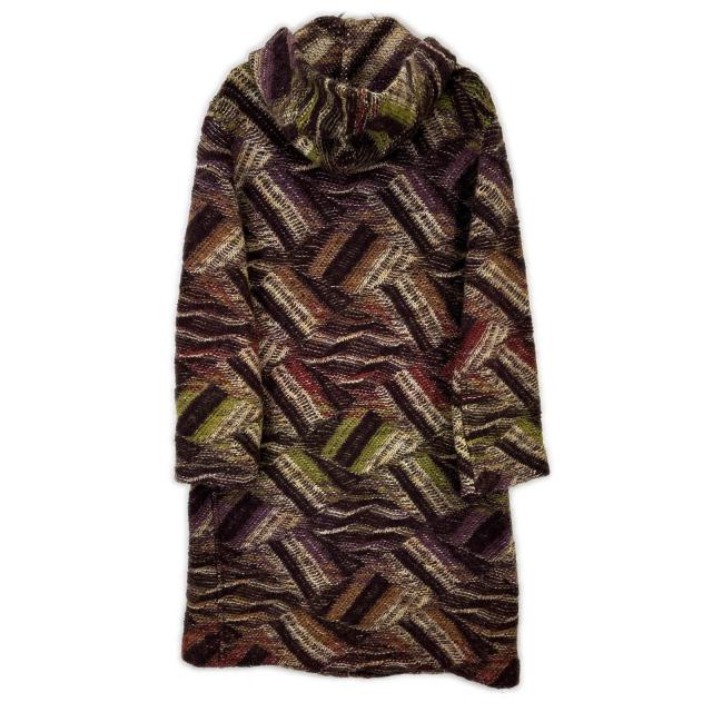 MISSONI ミッソーニ コート オレンジ×ブラウン レディース MISSONI ミッソーニ コート オレンジ×ブラウン レディース