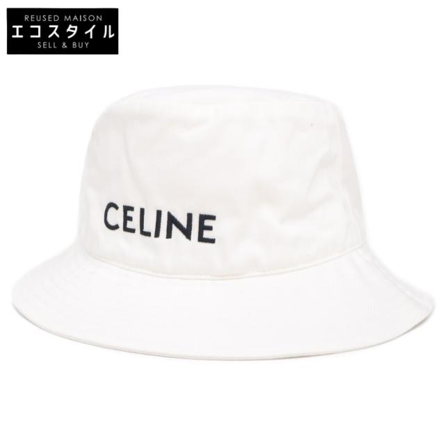 CELINE セリーヌ かぶり笠 M 白いこと レディース