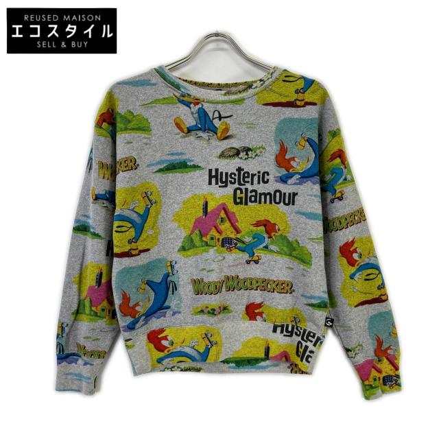 HYSTERIC GLAMOUR ヒステリックグラマー トップス FREE グレー レディース