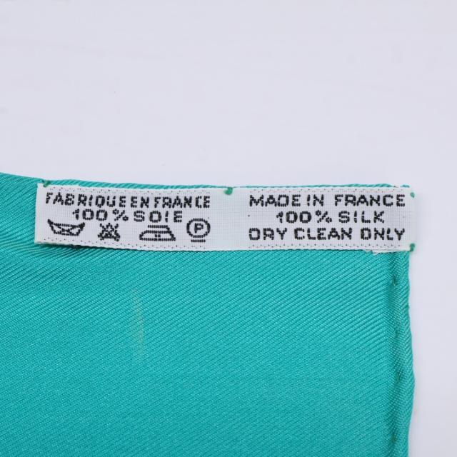 HERMES エルメス スカーフ グリーン/マルチカラー レディース