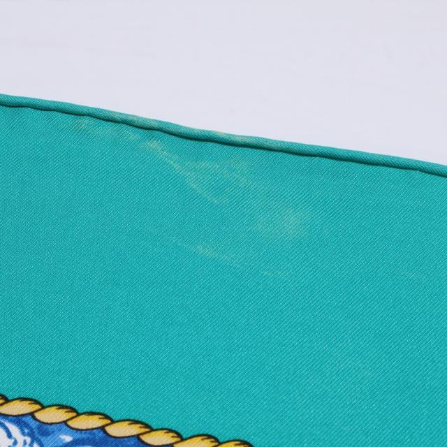 HERMES エルメス スカーフ グリーン/マルチカラー レディース